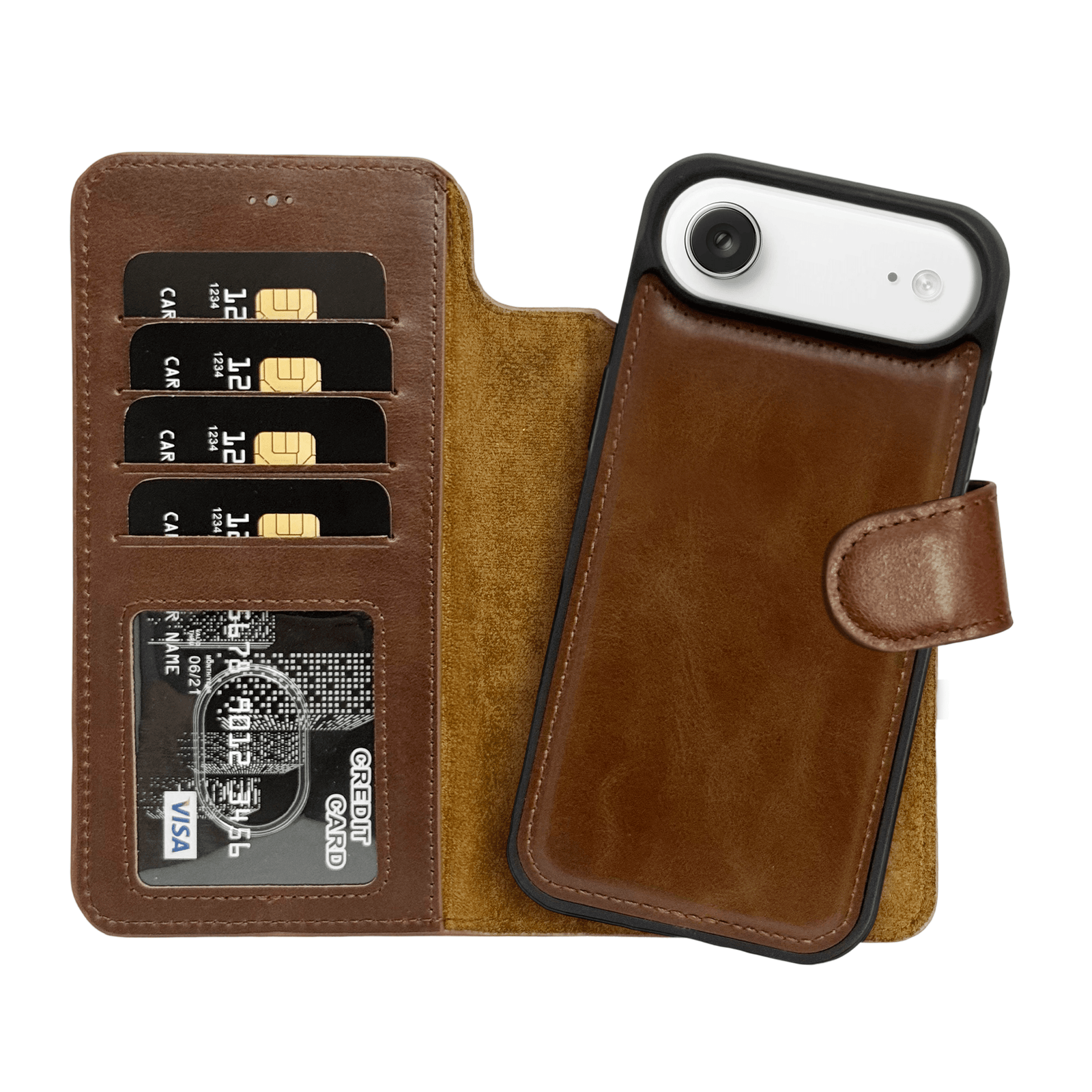 Full Leather Wallet Case for iPhone 17 Pro - Hardiston