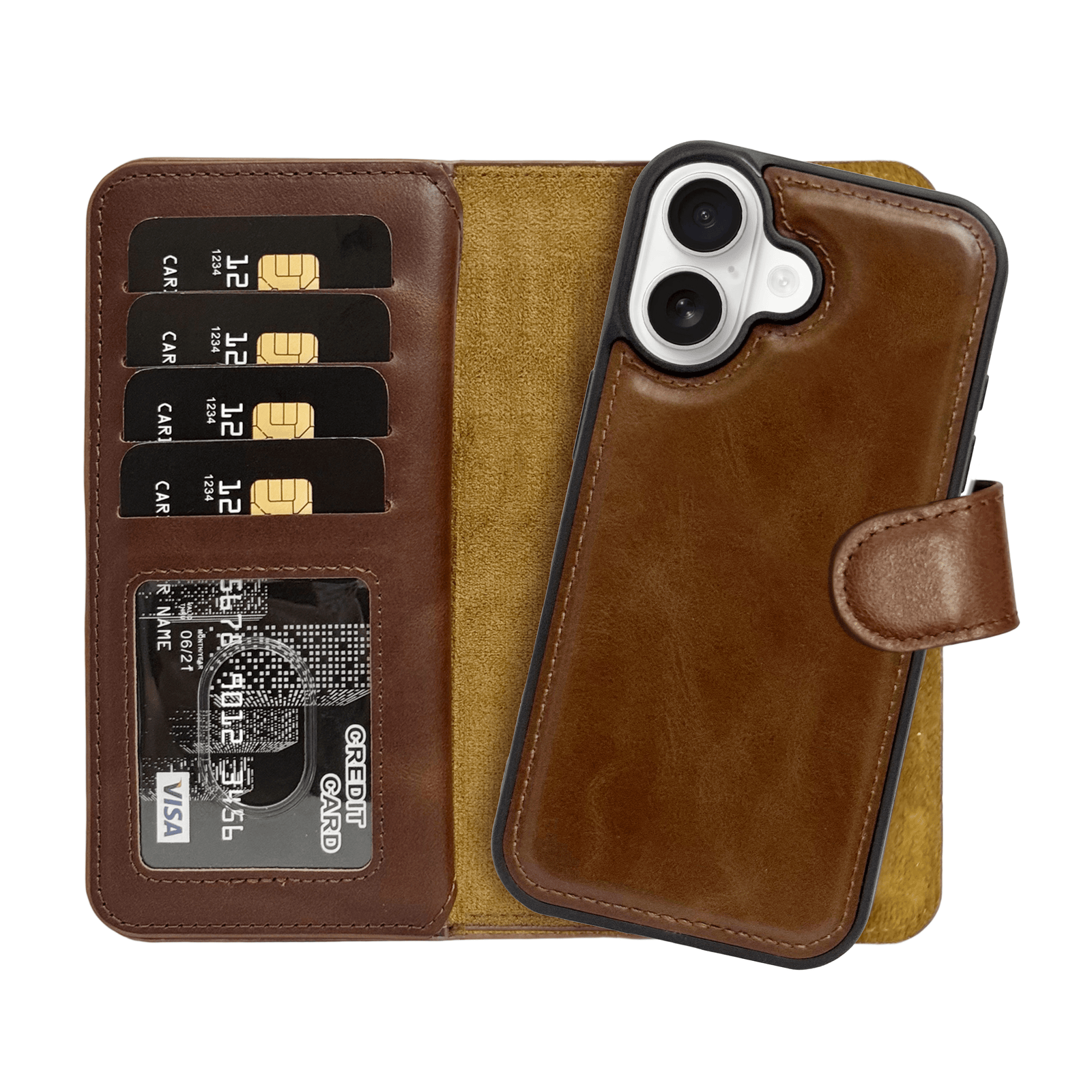 Full Leather Wallet Case for iPhone - Hardiston