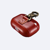 AirPods 1/2 Leather Protective Case Cover with Hook by Hardiston - premium AirPods Cases