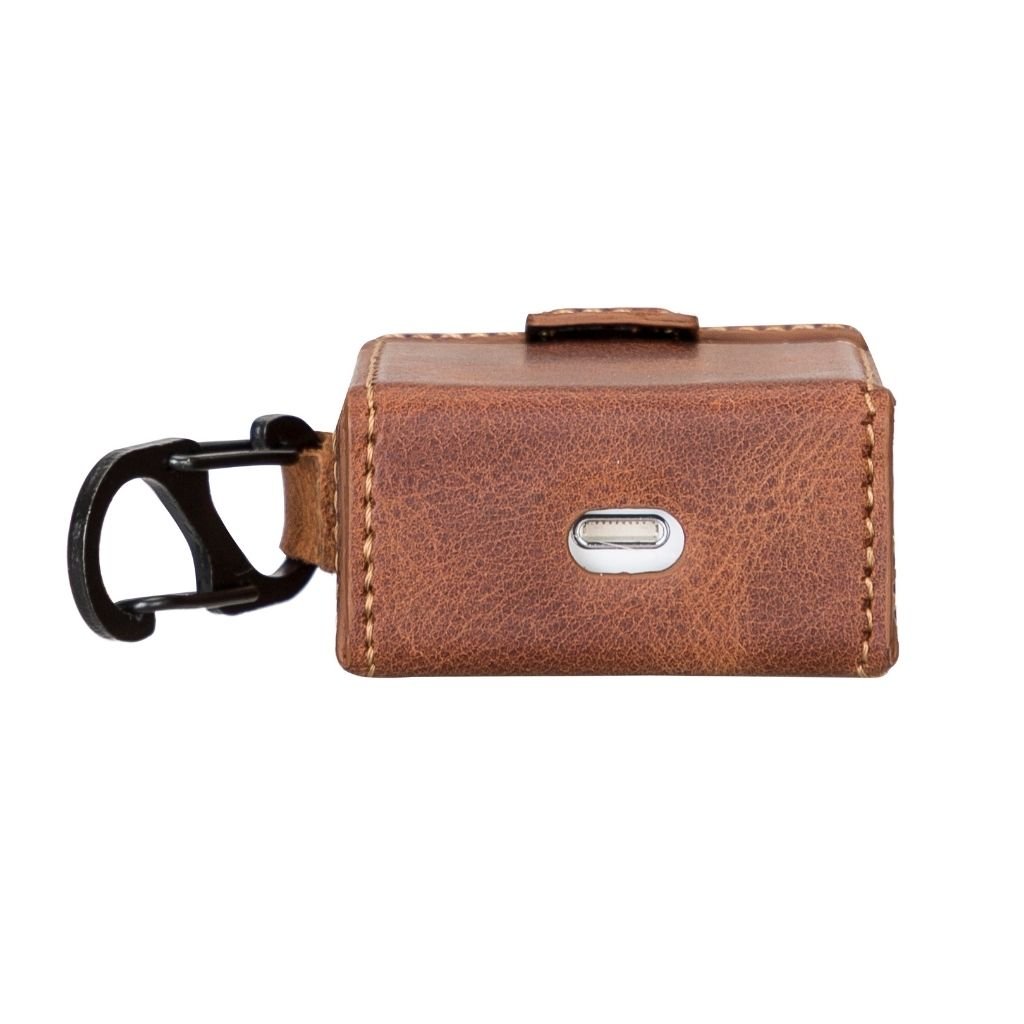 AirPods 1/2 Leather Square Case by Hardiston - premium AirPods Cases