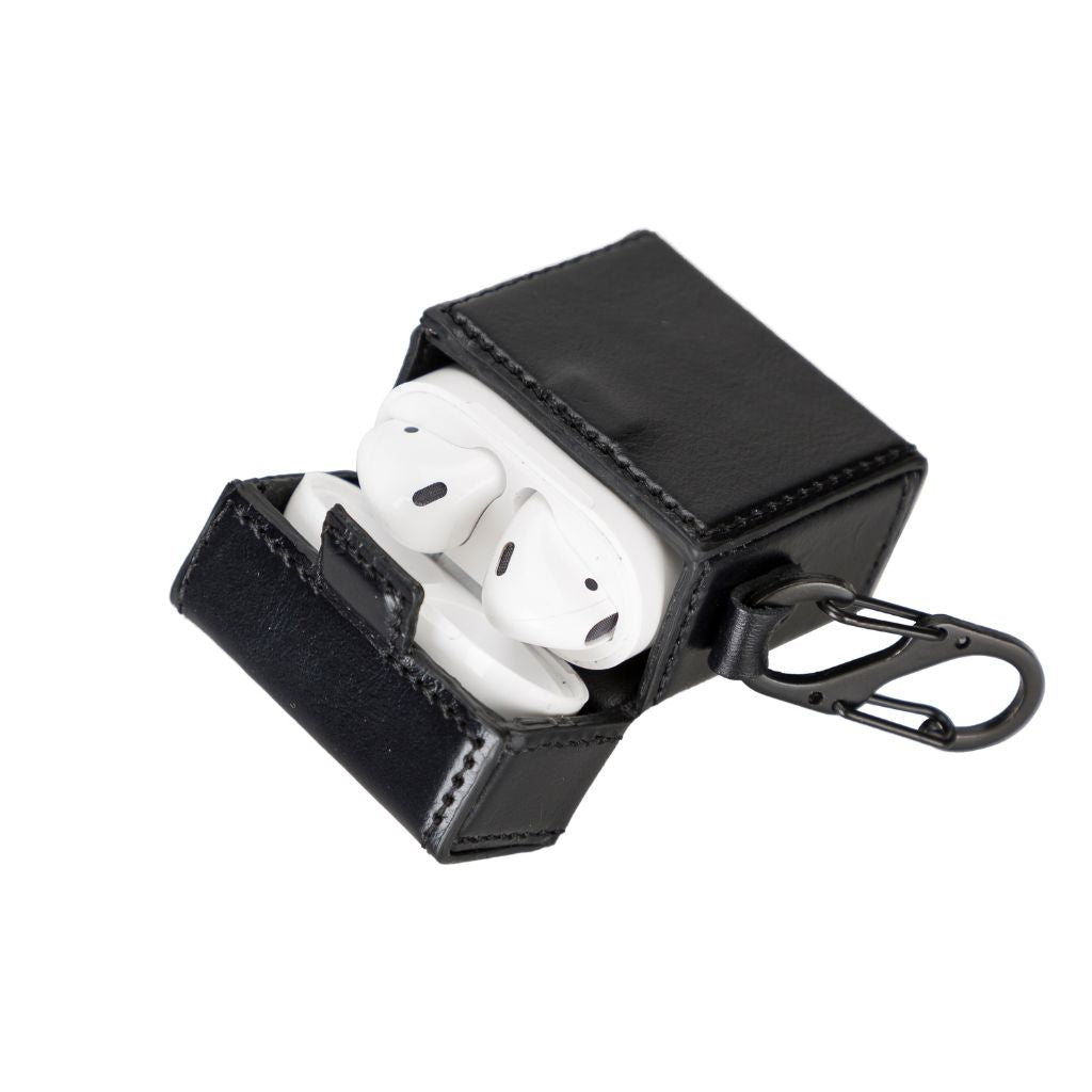 AirPods 1/2 Leather Square Case by Hardiston - premium AirPods Cases