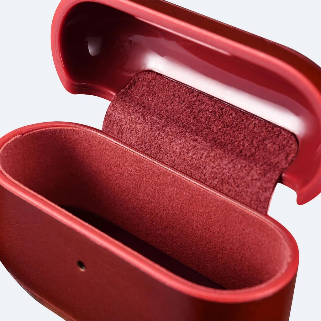 AirPods 3 Leather Protective Case Cover with Hook by Hardiston - premium AirPods Cases
