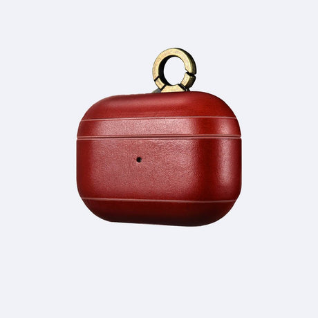 AirPods 3 Leather Protective Case Cover with Hook by Hardiston - premium AirPods Cases