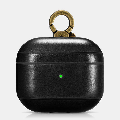 AirPods 3 Leather Protective Case Cover with Hook by Hardiston - premium AirPods Cases