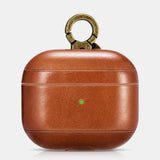 AirPods 3 Leather Protective Case Cover with Hook by Hardiston - premium mws_apo_generated
