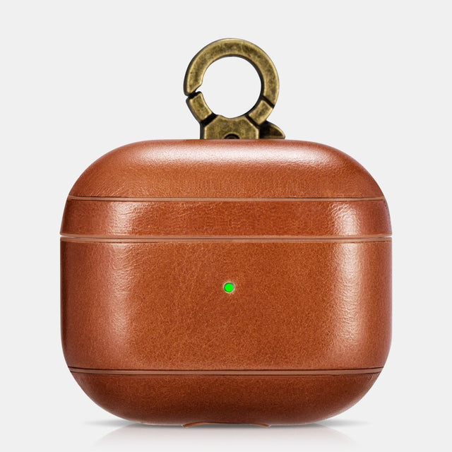 AirPods 3 Leather Protective Case Cover with Hook by Hardiston - premium mws_apo_generated