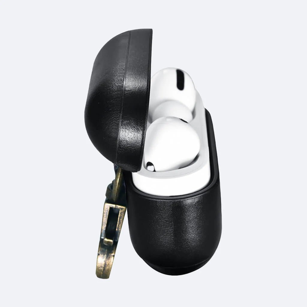 AirPods Pro Leather Protective Case Cover with Hook by Hardiston - premium AirPods Cases