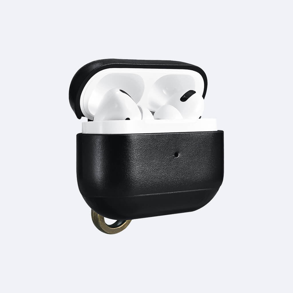AirPods Pro Leather Protective Case Cover with Hook by Hardiston - premium AirPods Cases