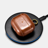 AirPods Pro Leather Protective Case Cover with Hook by Hardiston - premium AirPods Cases