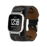 Cuff Leather Band for Fitbit Watches by Hardiston - premium Watch Bands - Fitbit