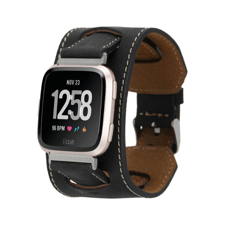 Cuff Leather Band for Fitbit Watches by Hardiston - premium Watch Bands - Fitbit