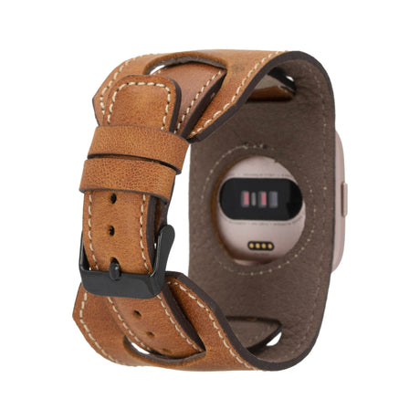 Cuff Leather Band for Fitbit Watches by Hardiston - premium Watch Bands - Fitbit
