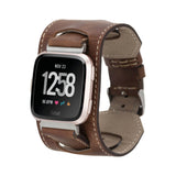 Cuff Leather Band for Fitbit Watches by Hardiston - premium Watch Bands - Fitbit