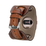 Cuff Leather Band for Fitbit Watches by Hardiston - premium Watch Bands - Fitbit