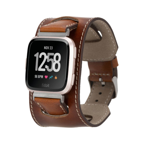 Cuff Leather Band for Fitbit Watches by Hardiston - premium Watch Bands - Fitbit