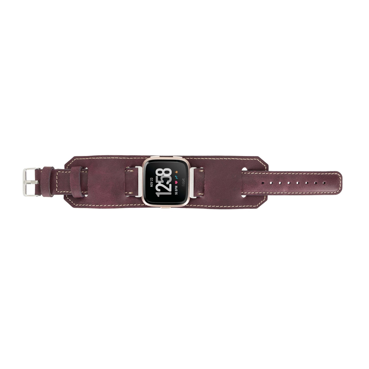 Cuff Leather Band for Fitbit Watches by Hardiston - premium Watch Bands - Fitbit