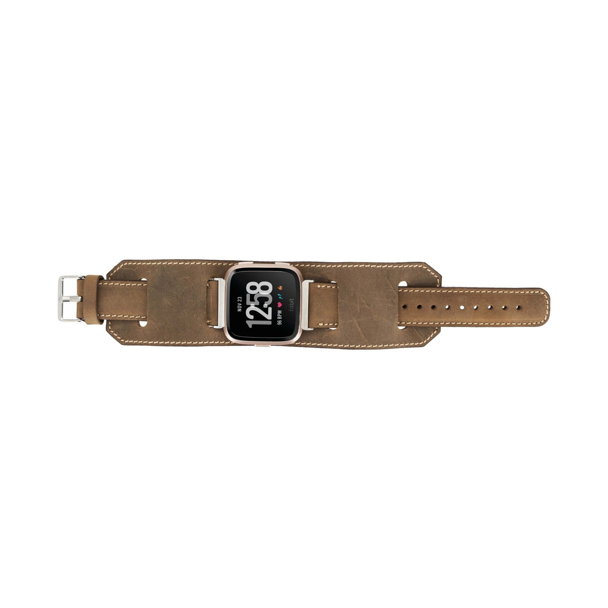 Cuff Leather Band for Fitbit Watches by Hardiston - premium Watch Bands - Fitbit