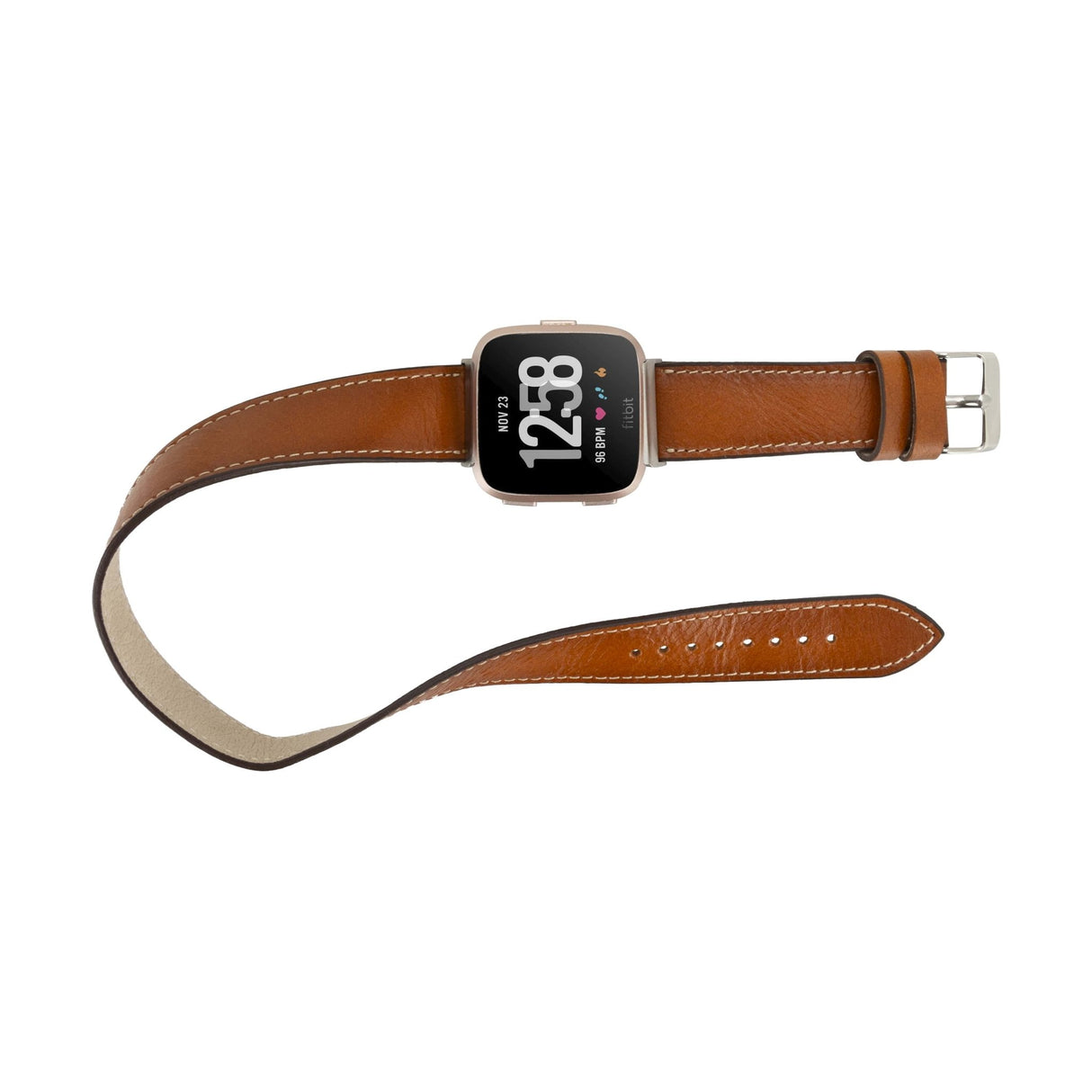 Double Tour Leather Band for Fitbit Watches by Hardiston - premium Watch Bands - Fitbit