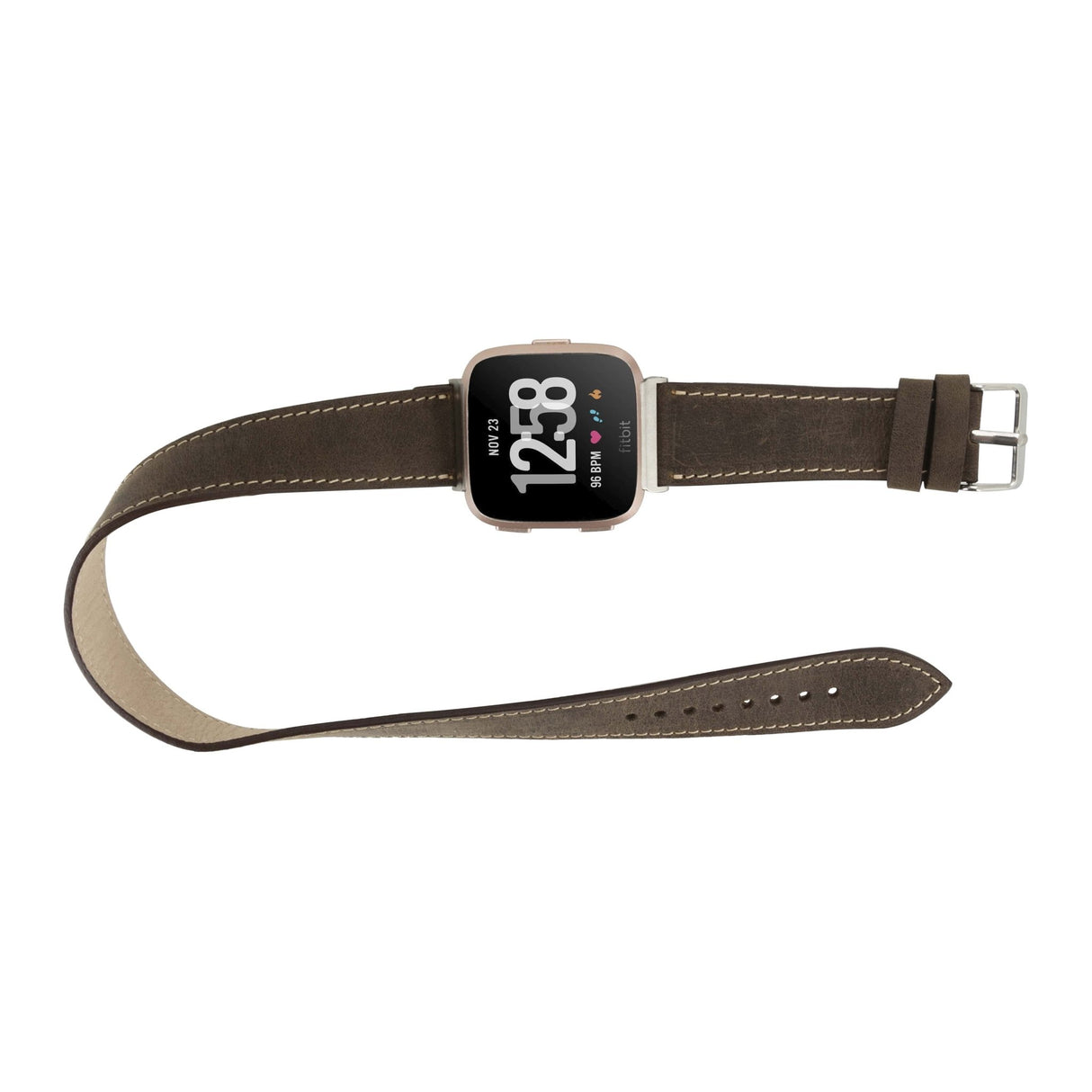 Double Tour Leather Band for Fitbit Watches by Hardiston - premium Watch Bands - Fitbit