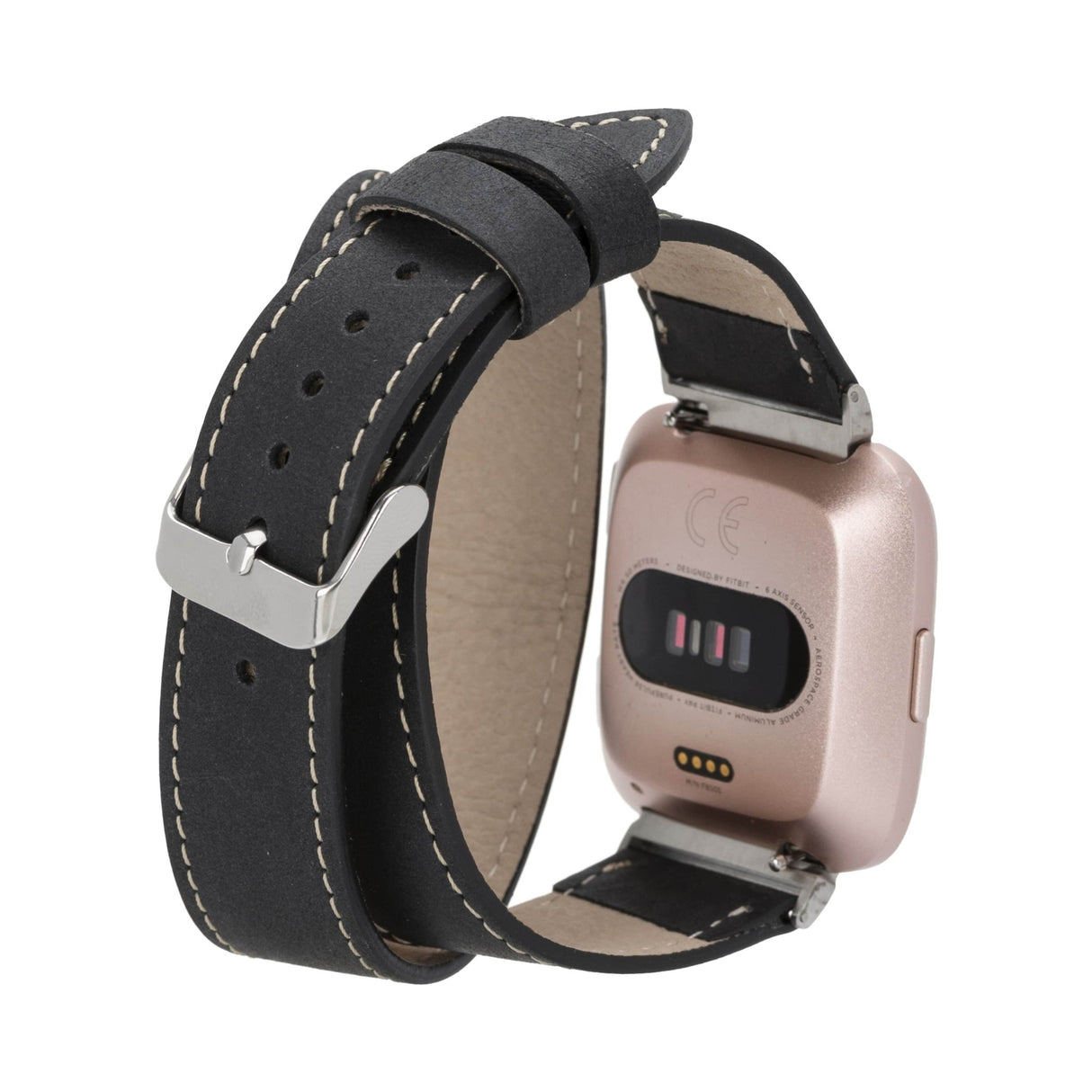 Double Tour Leather Band for Fitbit Watches by Hardiston - premium Watch Bands - Fitbit