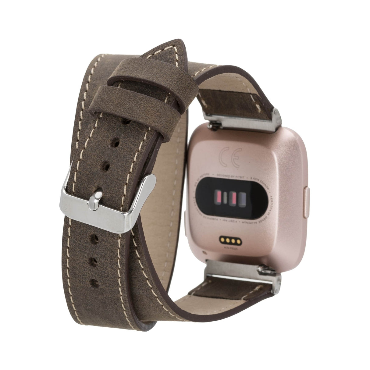 Double Tour Leather Band for Fitbit Watches by Hardiston - premium Watch Bands - Fitbit