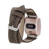 Double Tour Leather Band for Fitbit Watches by Hardiston - premium Watch Bands - Fitbit