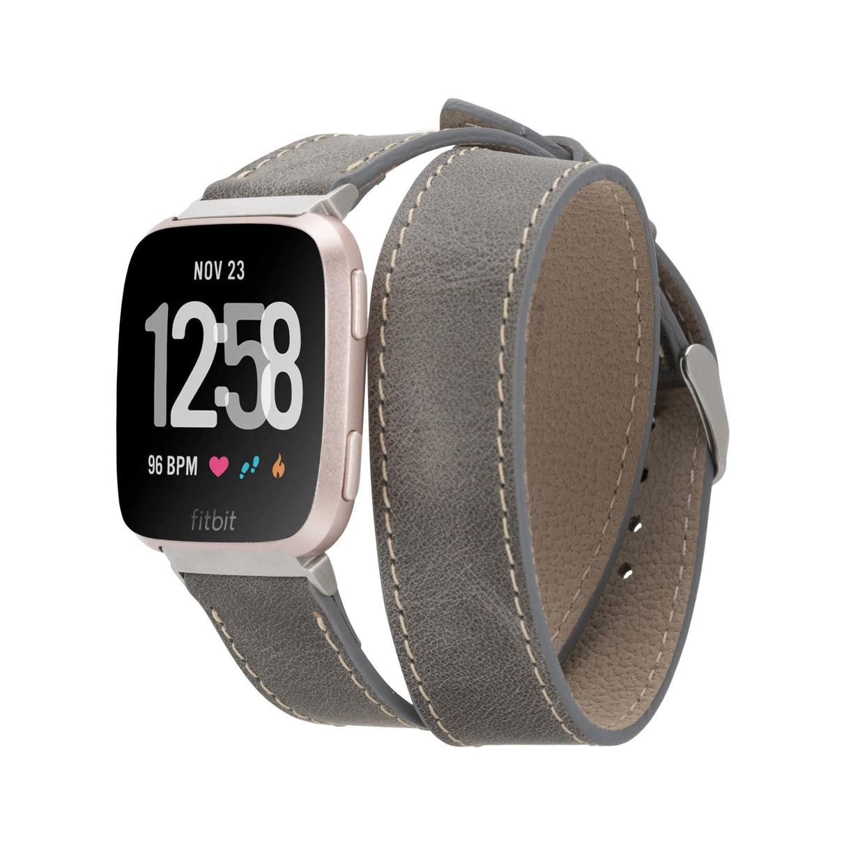 Double Tour Leather Band for Fitbit Watches by Hardiston - premium Watch Bands - Fitbit