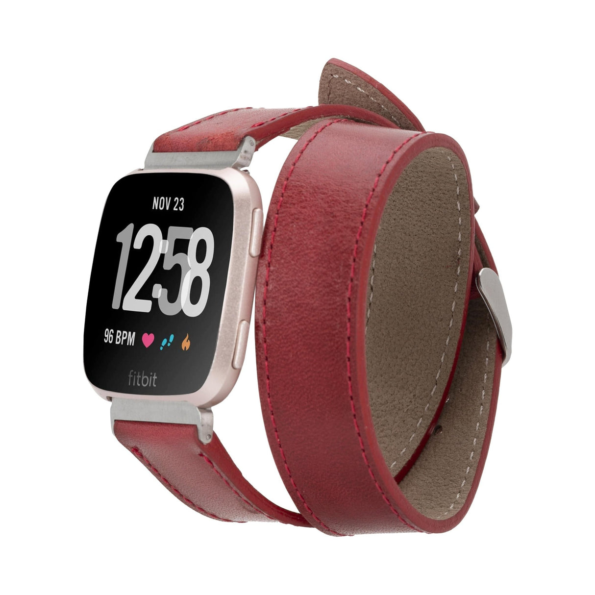 Double Tour Leather Band for Fitbit Watches by Hardiston - premium Watch Bands - Fitbit