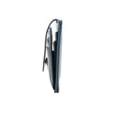 Elegant Leather Card Holder with Snap Closure and Dual ID Windows by Hardiston - premium Card Holders