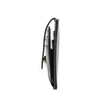 Elegant Leather Card Holder with Snap Closure and Dual ID Windows by Hardiston - premium Card Holders