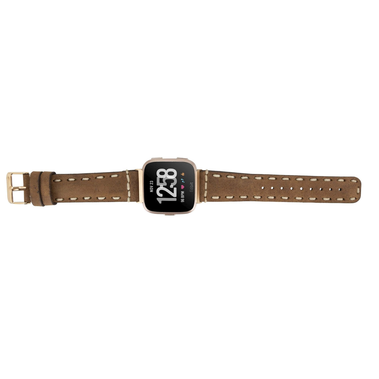 Full Stitch Leather Band for Fitbit Watch by Hardiston - premium Watch Bands - Fitbit