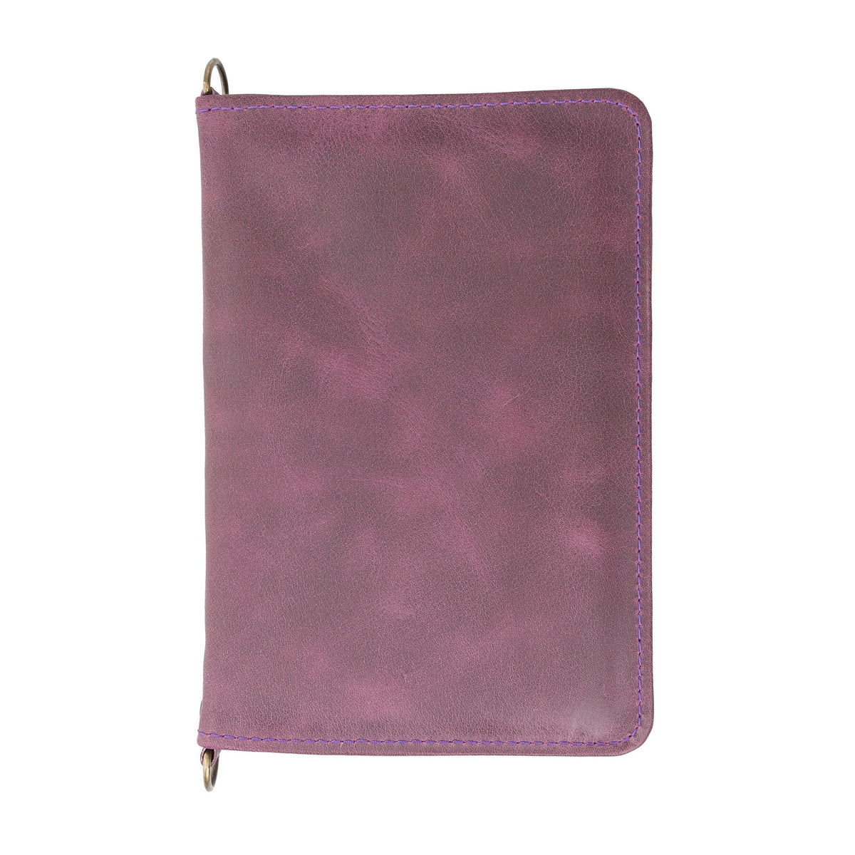 Handcrafted Leather Zipped Passport Holder with Wristlet by Hardiston - premium Passport Cases