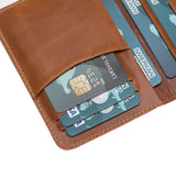 Handmade Genuine Leather Card Holder with 7 Slots by Hardiston - premium Card Holders