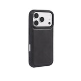 iPhone 18 Pro Slim Snap-On Leather Case – MagSafe & TPE Bumper