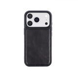 iPhone 18 Pro Max Slim Snap-On Leather Case – MagSafe & TPE Bumper by Hardiston - premium iPhone 18 Cases
