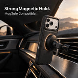 iPhone 18 Pro Max Slim Snap-On Leather Case – MagSafe & TPE Bumper by Hardiston - premium iPhone 18 Cases