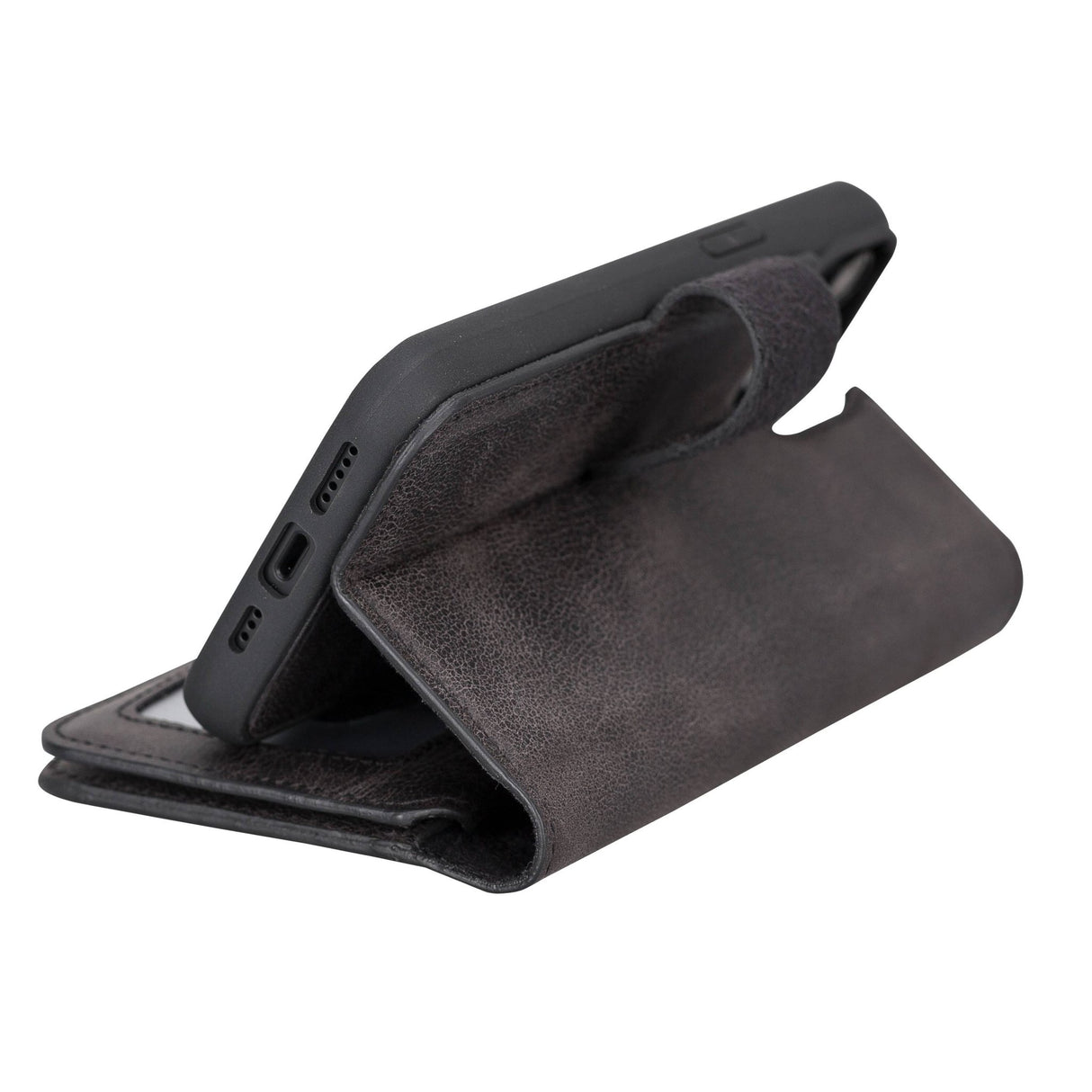 iPhone 14 Leather Dual Wallet Case by Hardiston - premium iPhone 14 Cases