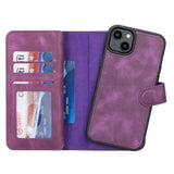iPhone 14 Plus Leather Dual Wallet Case by Hardiston - premium iPhone 14 Cases