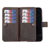 iPhone 14 Plus Leather Dual Wallet Case by Hardiston - premium mws_apo_generated