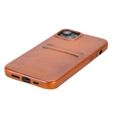 iPhone 14 Plus Leather Snap - On wallet case by Hardiston - premium iPhone 14 Cases