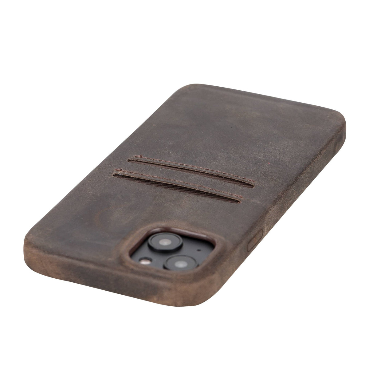 iPhone 14 Plus Leather Snap - On wallet case by Hardiston - premium iPhone 14 Cases