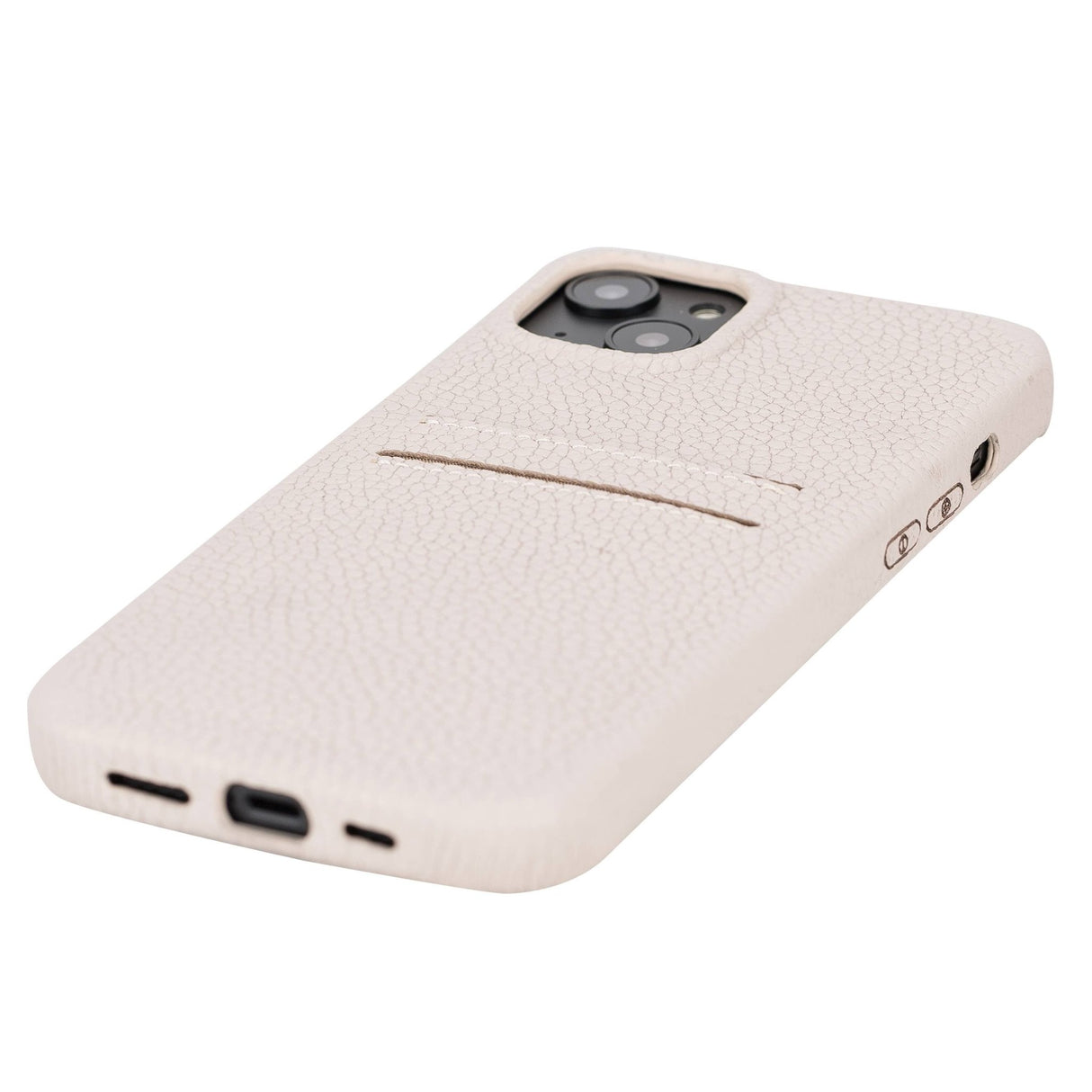 iPhone 14 Plus Leather Snap - On wallet case by Hardiston - premium iPhone 14 Cases