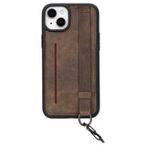 iPhone 14 Plus Snap - on Leather Grip Case by Hardiston - premium iPhone 14 Cases
