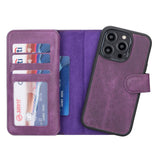 iPhone 14 Pro Dual Leather Wallet Case by Hardiston - premium iPhone 14 Cases