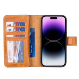 iPhone 14 Pro Dual Leather Wallet Case by Hardiston - premium iPhone 14 Cases