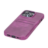 iPhone 14 Pro Leather Snap - on wallet case by Hardiston - premium iPhone 14 Cases