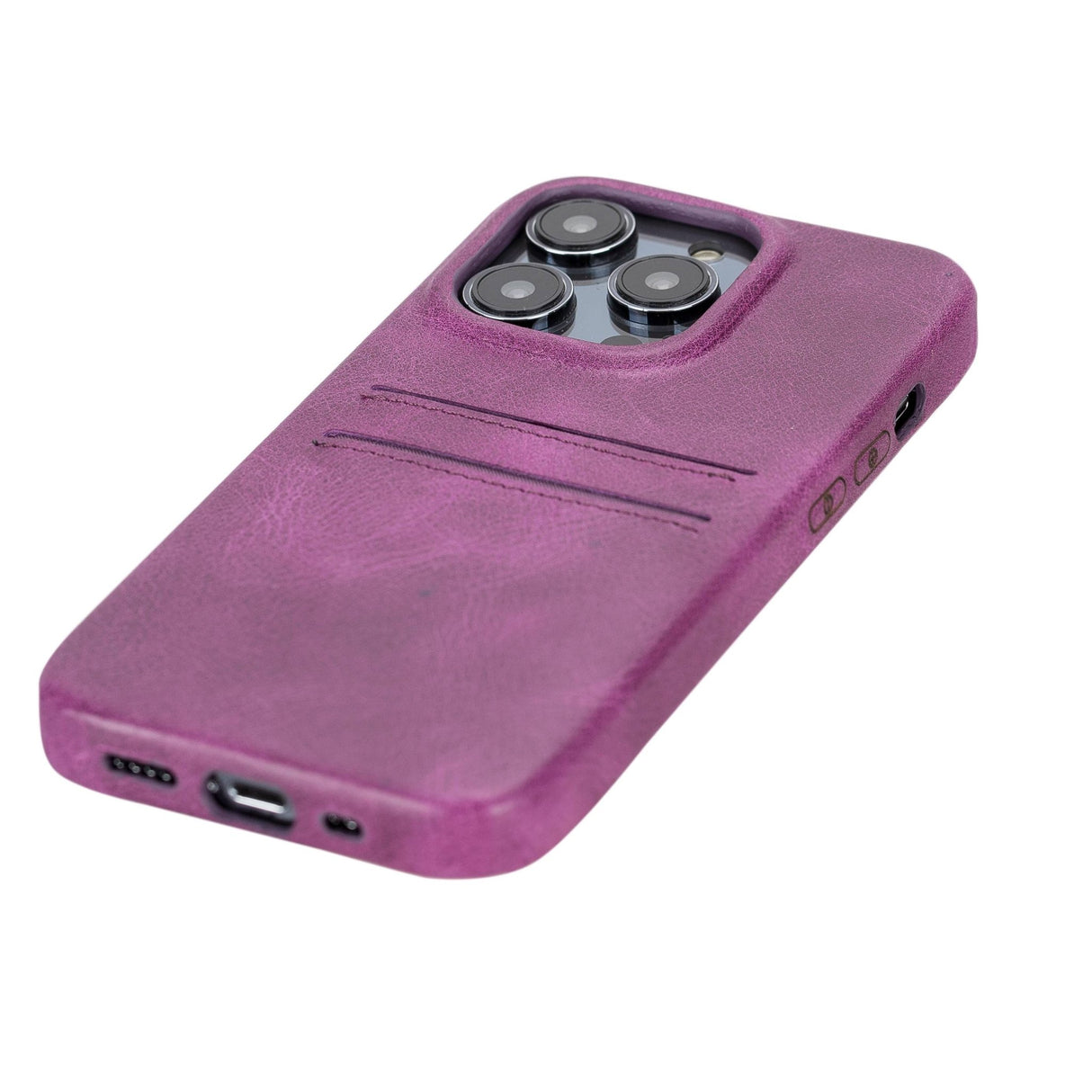 iPhone 14 Pro Leather Snap - on wallet case by Hardiston - premium iPhone 14 Cases