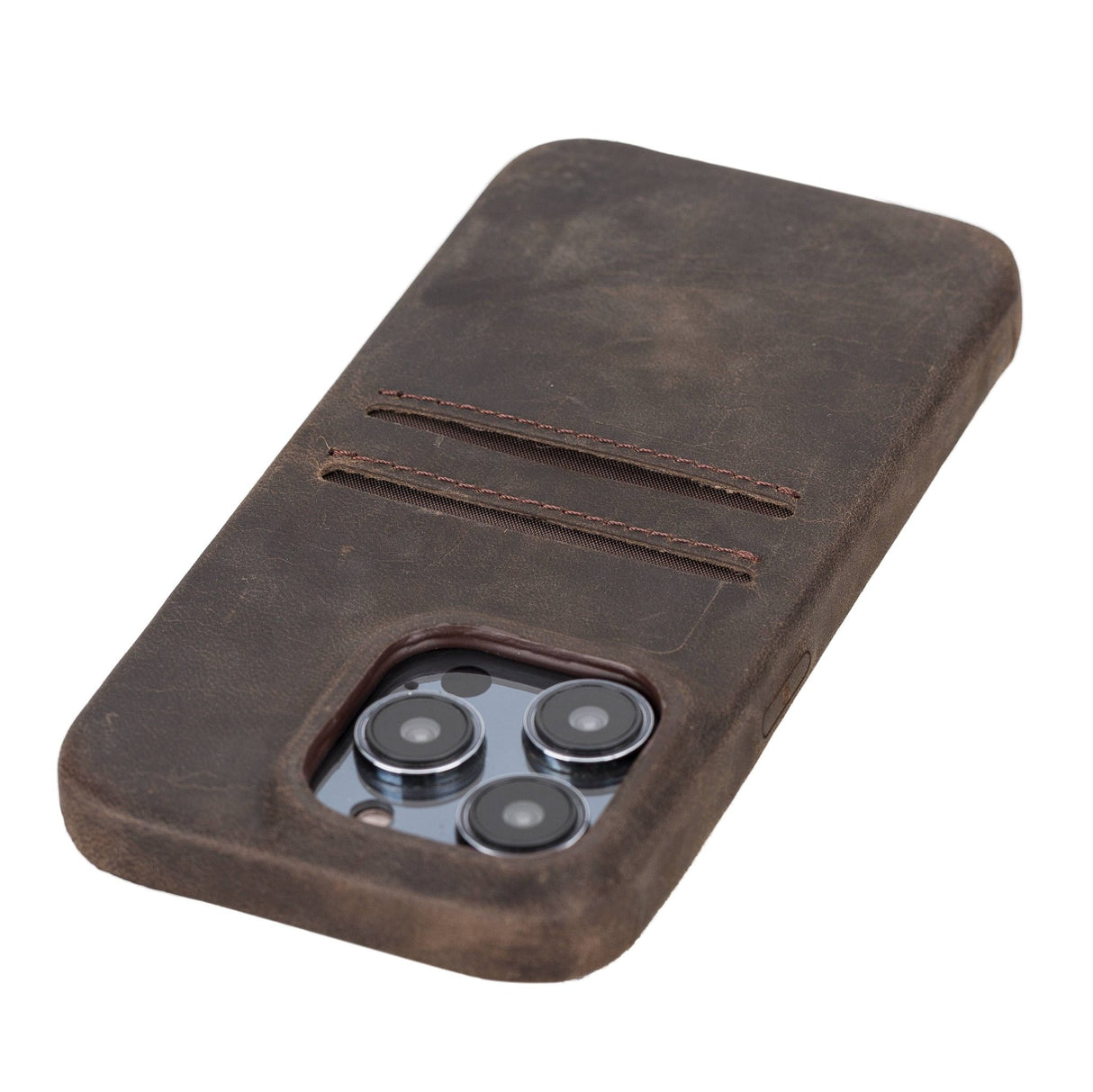 iPhone 14 Pro Leather Snap - on wallet case by Hardiston - premium iPhone 14 Cases