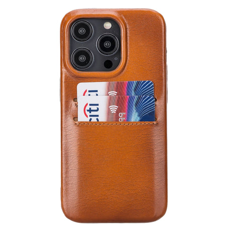 iPhone 14 Pro Leather Snap - on wallet case by Hardiston - premium iPhone 14 Cases