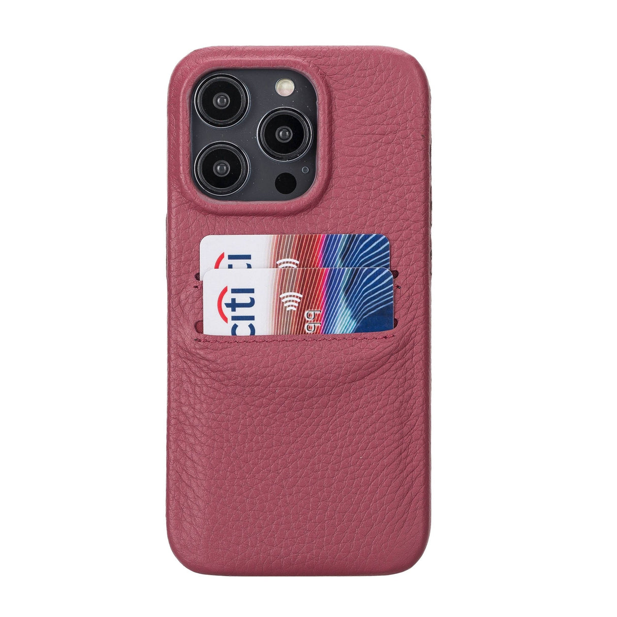 iPhone 14 Pro Leather Snap - on wallet case by Hardiston - premium iPhone 14 Cases
